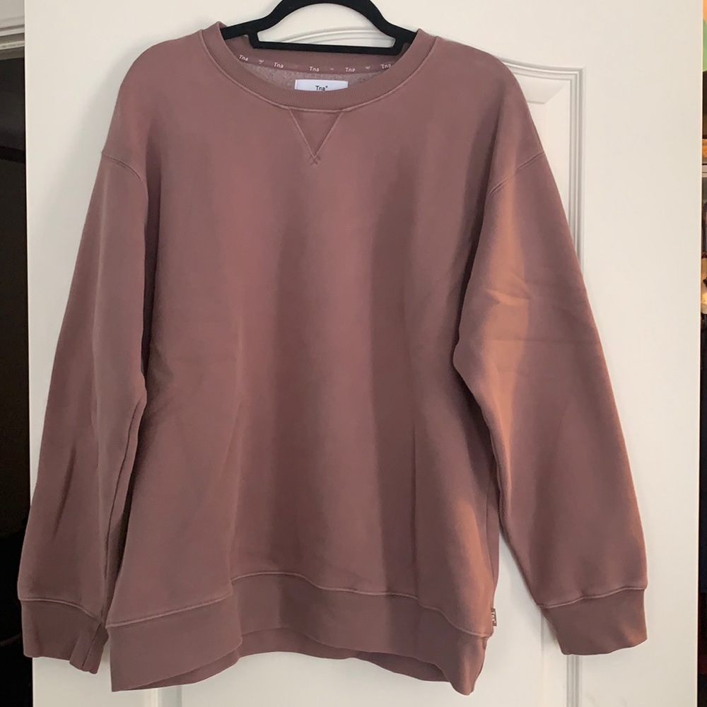 Aritzia Tna The Perfect Crew Light crewneck